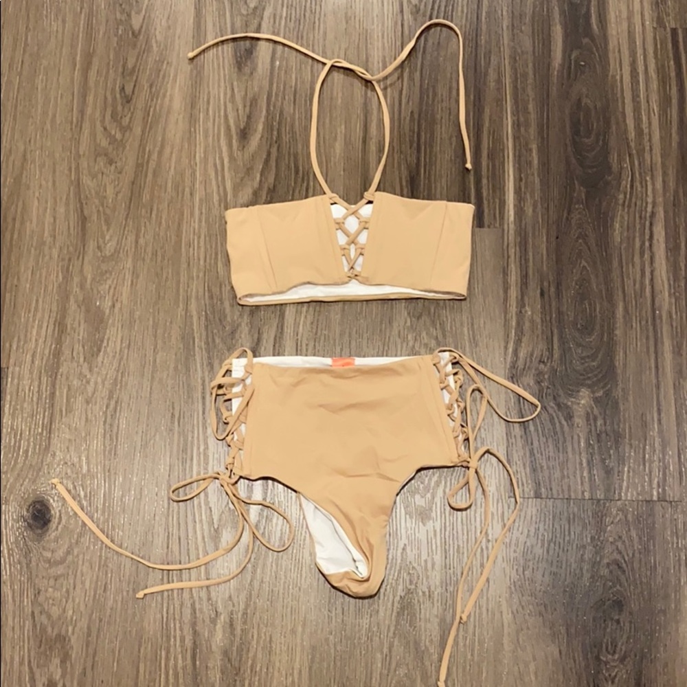 High waisted perfect peach 🍑 bikini